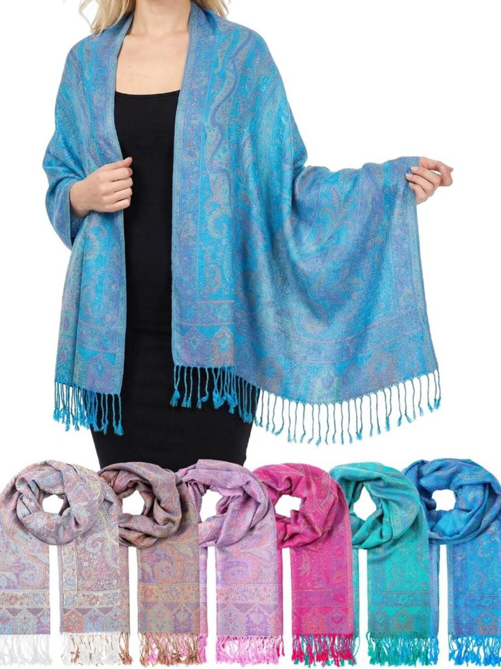 Stylish Women's Shawls - Bulk Wraps for Versatile Fashion & Cozy Comfort